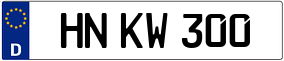 Truck License Plate